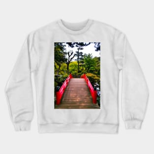 Photography - Japanese red bridge Crewneck Sweatshirt